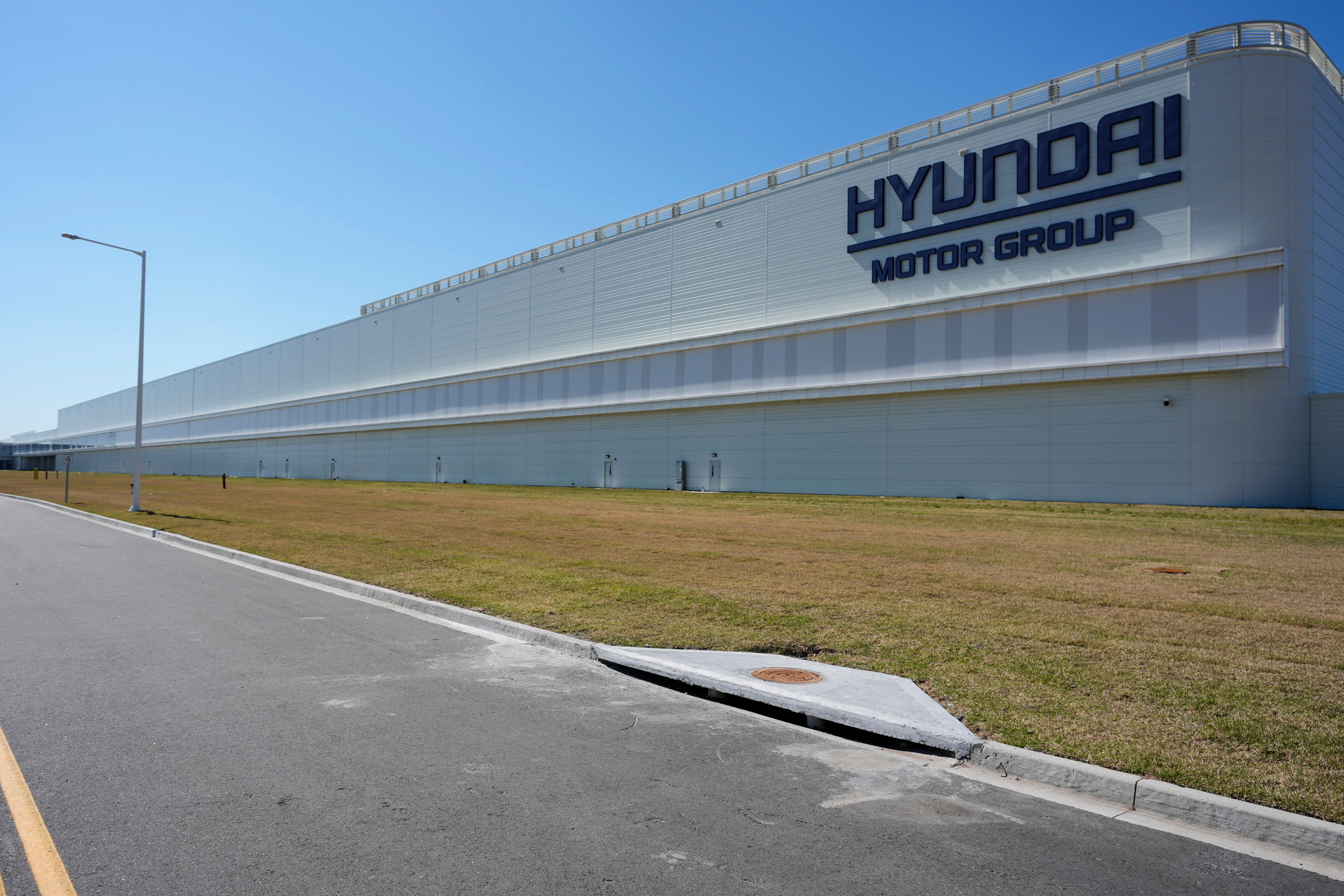 The Hyundai Motor Group Metaplant America is seen, March 26, 2025, in Ellabell, Ga.