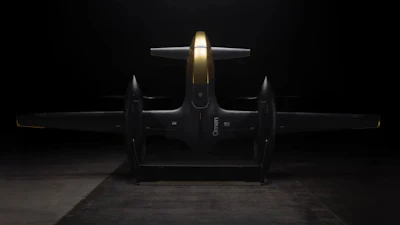 Omen, a hover-to-cruise Autonomous Air Vehicle produced by Edge, Anduril.