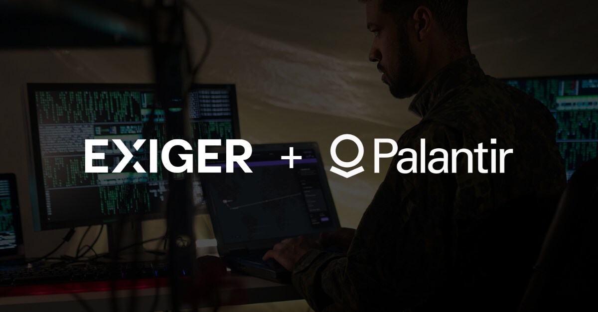 Exiger, Palantir Join Forces to Accelerate Defense Acquisition and Operational Readiness.
