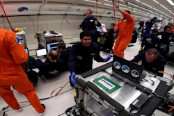 The research team led by Dr. Parth Chansoria used parabolic flights to simulate the microgravity of space.