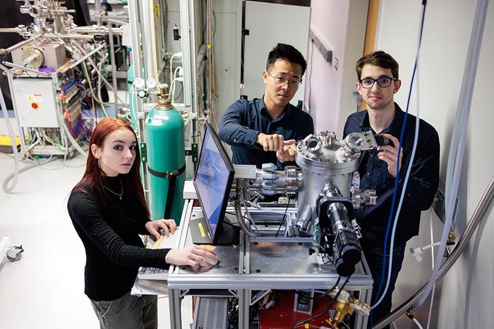 Researchers in the lab of Asst. Prof. Shuolong Yang at the University of Chicago Pritzker School of Molecular Engineering have built a &ldquo;self-driving&rdquo; lab system that can adjust temperature, composition and timing of the process of making thin metal films for technologies, using robotics and artificial intelligence to decide the next best step without waiting for a human.