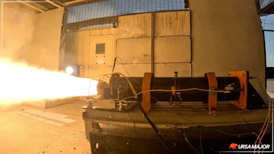 Ursa Major's recent Common Modular Solid Rocket Motors testing.