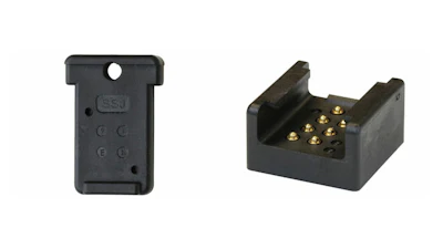 A Mini-Bar memory token and a Mini-Bar receptacle.