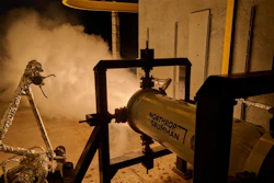 Northrop Grumman's static fire test.