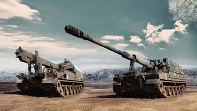Hanwha's K9 family of vehicles.