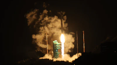 The Nuri rocket lifts off from a launch pad at the Naro Space Center in Goheung, South Korea, Thursday, Nov. 27, 2025.