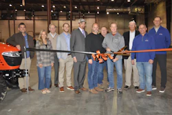 Bad Boy Mowers ribbon cutting ceremony.