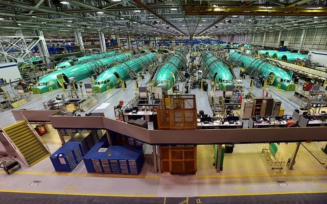 737 fuselage production in Wichita, Kansas