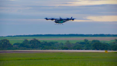 Eve's eVTOL flight test.