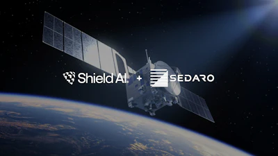 Shield AI and Sedaro announcement graphic.