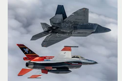 U.S. Air Force autonomous fighter jet with PhantomStrike radar.