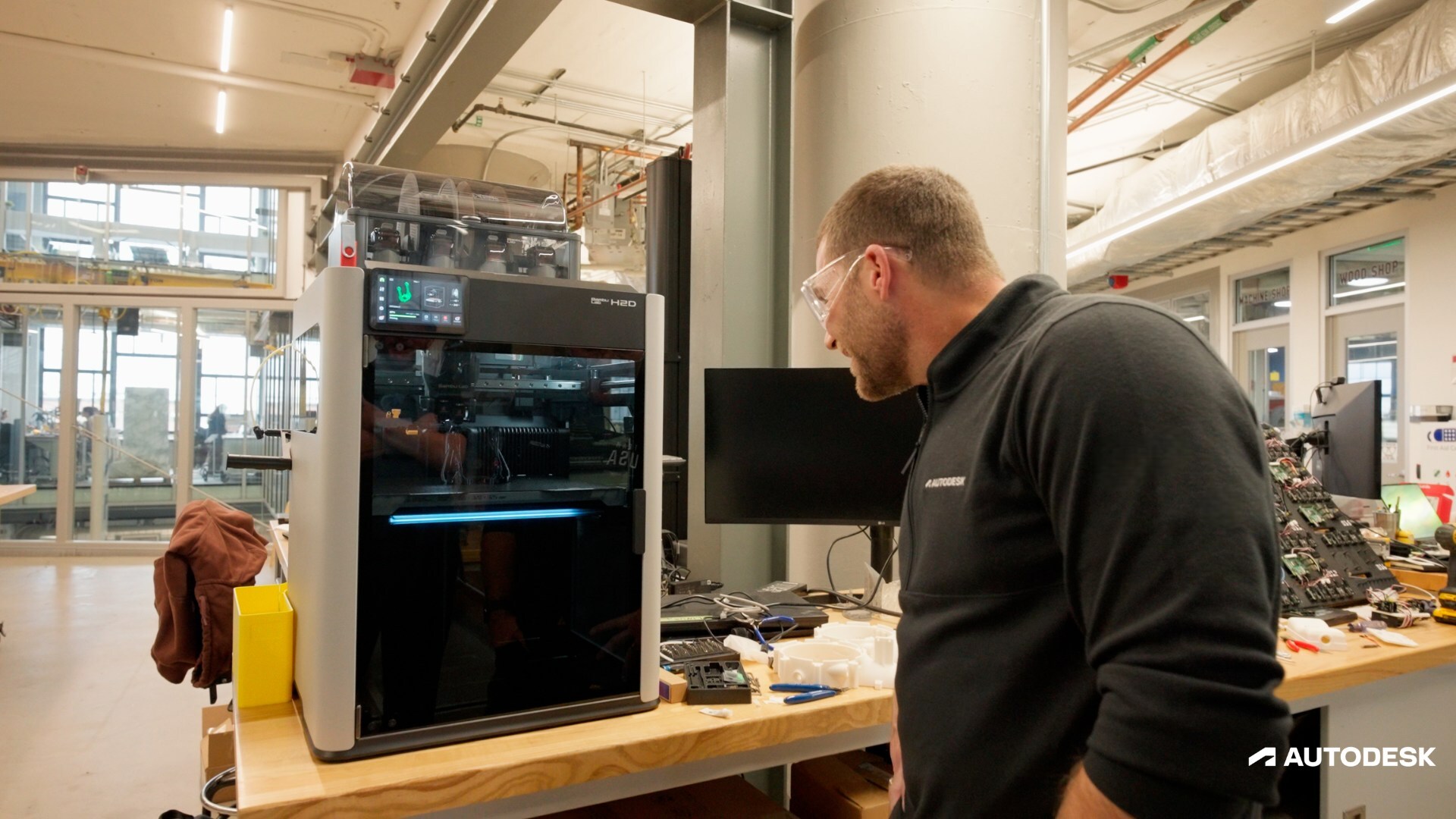 Mike Schultz at the Autodesk Boston Tech Center.