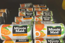 Minute Maid frozen concentrate orange juice on display at a grocery store in White Plains, N.Y., Wednesday, Feb. 4, 2026.