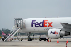 A FedEx cargo plane is shown on the tarmac at Fort Lauderdale-Hollywood International Airport, Tuesday, April 20, 2021, in Fort Lauderdale, Fla.