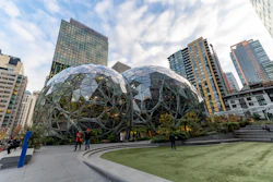 The 'Spheres' at Amazon's headquarters, Seattle, Dec. 2019.