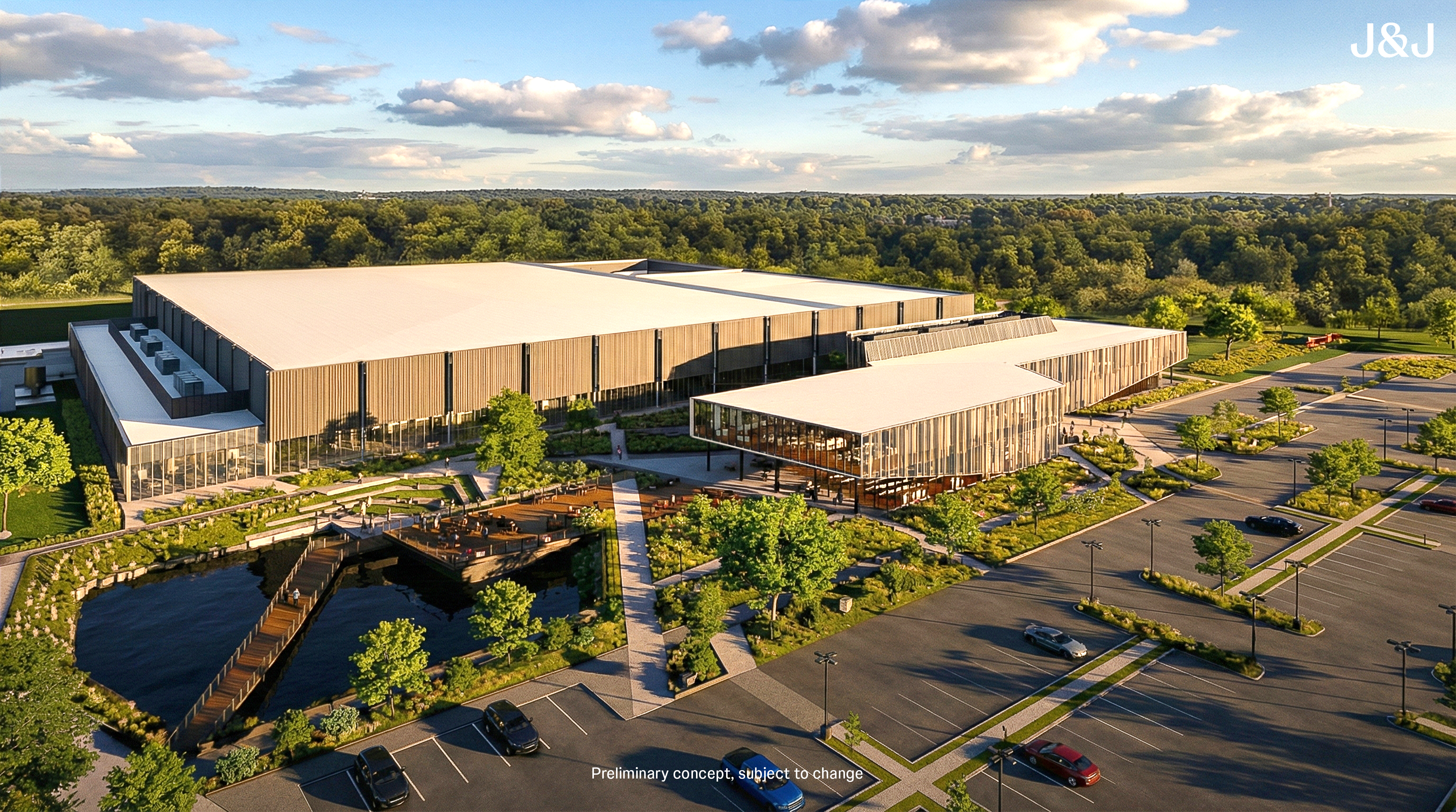 Johnson And Johnson Lgt, Pa Next Gen Cell Therapy Site Rendering Aerial 2