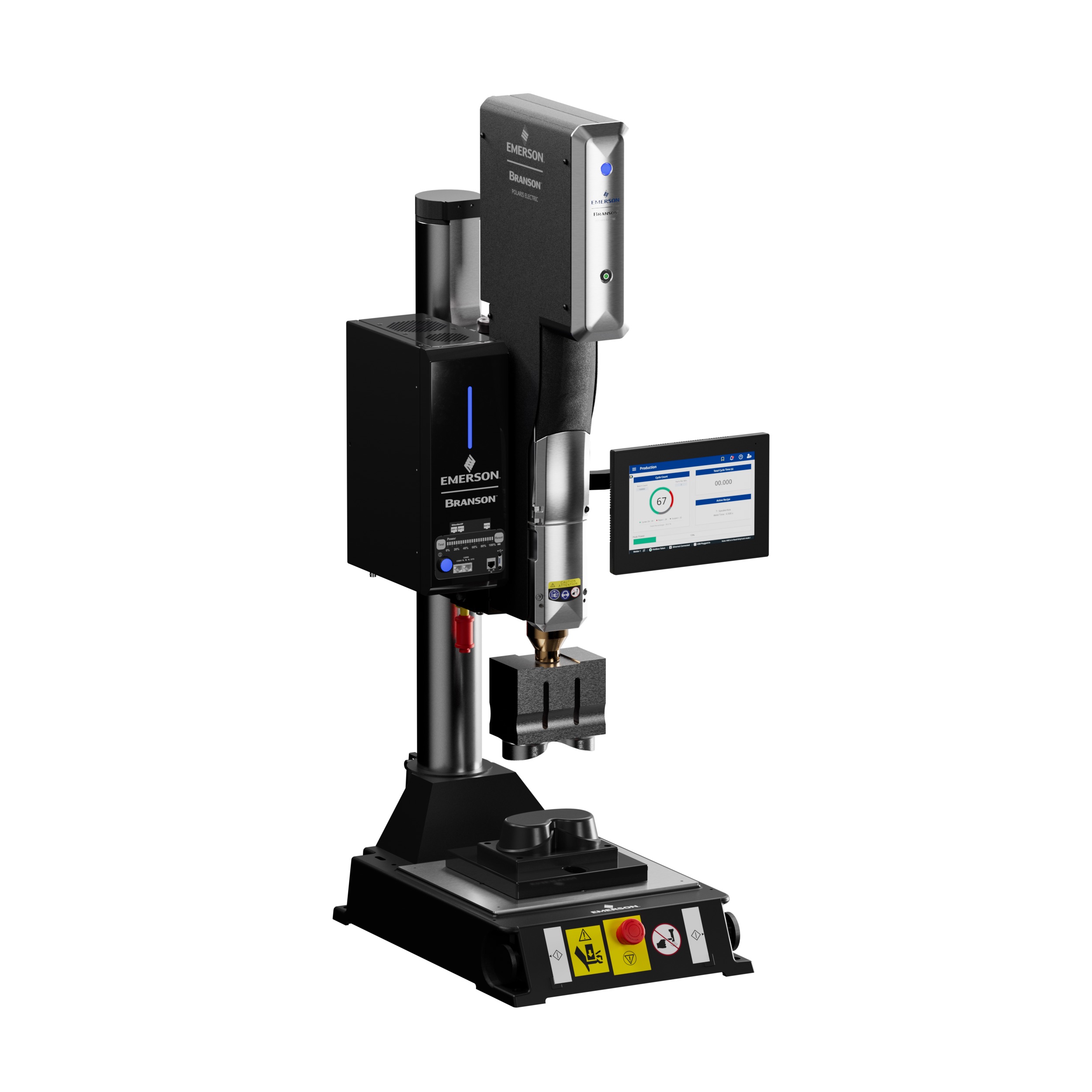 The new Branson Polaris Ultrasonic Welding Platform from Emerson is a configurable multi-use welding platform.