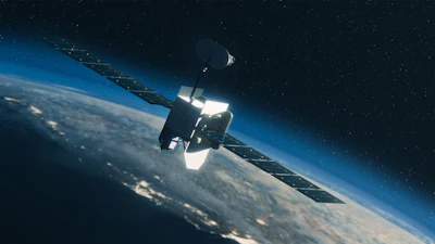 Artist’s rendering of Boeing and Millennium Space Systems’ new mid-class spacecraft, Resolute.