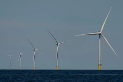 Wind turbines operate at Vineyard Wind 1 offshore wind farm off the coast of Massachusetts, July 19, 2025.