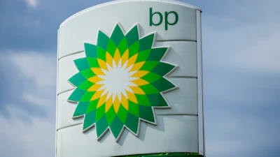 A BP fuel sign is seen, Tuesday, Sept. 12, 2023, in Marietta, Ga.