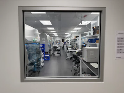FujiFilm's new facility includes several laboratory spaces.