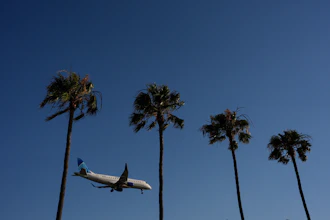A United Airlines passenger jet approaches Los Angeles International Airport in Los Angeles, Wednesday, May 20, 2026.