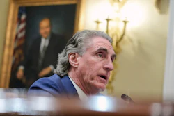 Interior Secretary Doug Burgum testifies during the House National Resources Committee on the budget request for the Interior Department on Capitol Hill, Wednesday, May 13, 2026, in Washington.