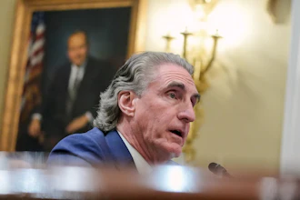 Interior Secretary Doug Burgum testifies during the House National Resources Committee on the budget request for the Interior Department on Capitol Hill, Wednesday, May 13, 2026, in Washington.