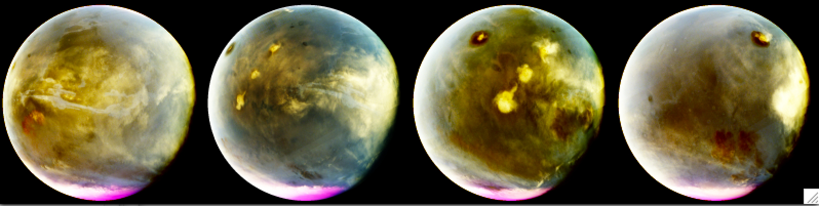 This image provided by NASA shows four-in-one photos of Mars taken by NASA's Maven spacecraft that's been orbiting the red planet since 2014? Maven is no more, NASA just declared it dead.
