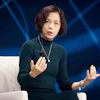 Computer scientist Fei-Fei Li speaks during the Clinton Global Initiative, Sept. 24, 2024, in New York.