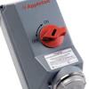 ASR Nonmetallic Interlocked Receptacles prevent electrical arcing when used with fixed or portable heavy duty equipment.