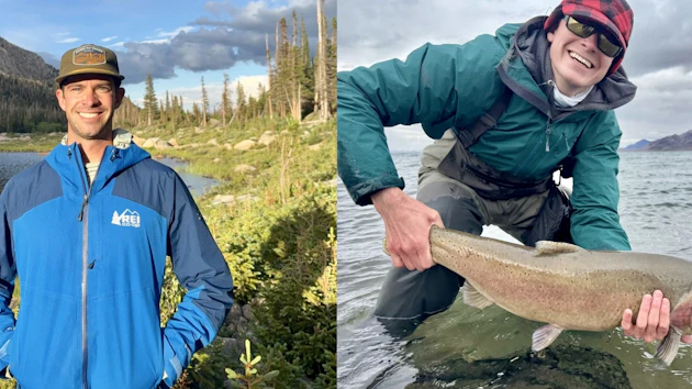 Patrick Bauman, Colter Backcountry founder and CEO (left) and brother Daniel Bauman, chief fishing officer.