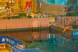 The operation floor inside the Unit 6 reactor building is pictured during a media tour at Tokyo Electric Power Company Holdings' (TEPCO) Kashiwazaki-Kariwa nuclear power station in Kariwa Village, Niigata prefecture, Japan on Friday, May 1, 2026.
