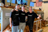 Traysar founders (left to right) Yadin Soffer, Asher Katz and Gilad Adin.