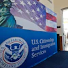 In this Aug. 17, 2018, file photo, people arrive before the start of a naturalization ceremony at the U.S. Citizenship and Immigration Services Miami Field Office in Miami.