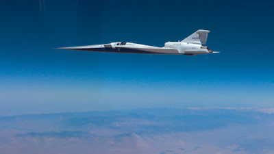 NASA’s X-59 quiet supersonic research aircraft completed its first supersonic flight Friday, June 5, 2026, marking the first time the aircraft exceeded the speed of sound in support of NASA’s Quesst mission. The milestone represents a major step in flight testing as the aircraft expands into the supersonic portion of its flight envelope.