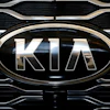 The front grill of a 2020 KIA Telluride is on display at the 2020 Pittsburgh International Auto Show, Feb.13, 2020 in Pittsburgh.