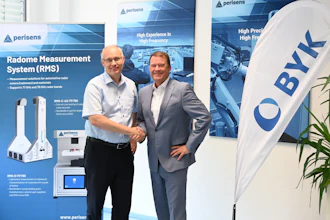 Dr. Florian Pfeiffer, Managing Partner of Perisens and Dr. Jörg Krames, Measuring and Testing Instruments, BYK.