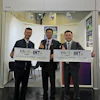 Executive Director of THTMA & GM of Organizer Precision Tools Co., Ltd., David Hsieh (center), GM of Lanza International, Andrew Liu (right), and Factory Director of Re-Dai Precision Tools Co., Ltd.'s Dapumei Smart Factory, Oscar Yu (left), gathered at the 'Taiwan Flagship Showcase' during the EISENWARENMESSE in Cologne this March. Together, they promoted Taiwan’s hardware and tool industry strength to global buyers, driving significant momentum for the upcoming October expo in Taichung.