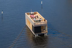 The Hydrogen Sauna Boat.