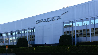 Exterior shot of SpaceX in California in May 2026.