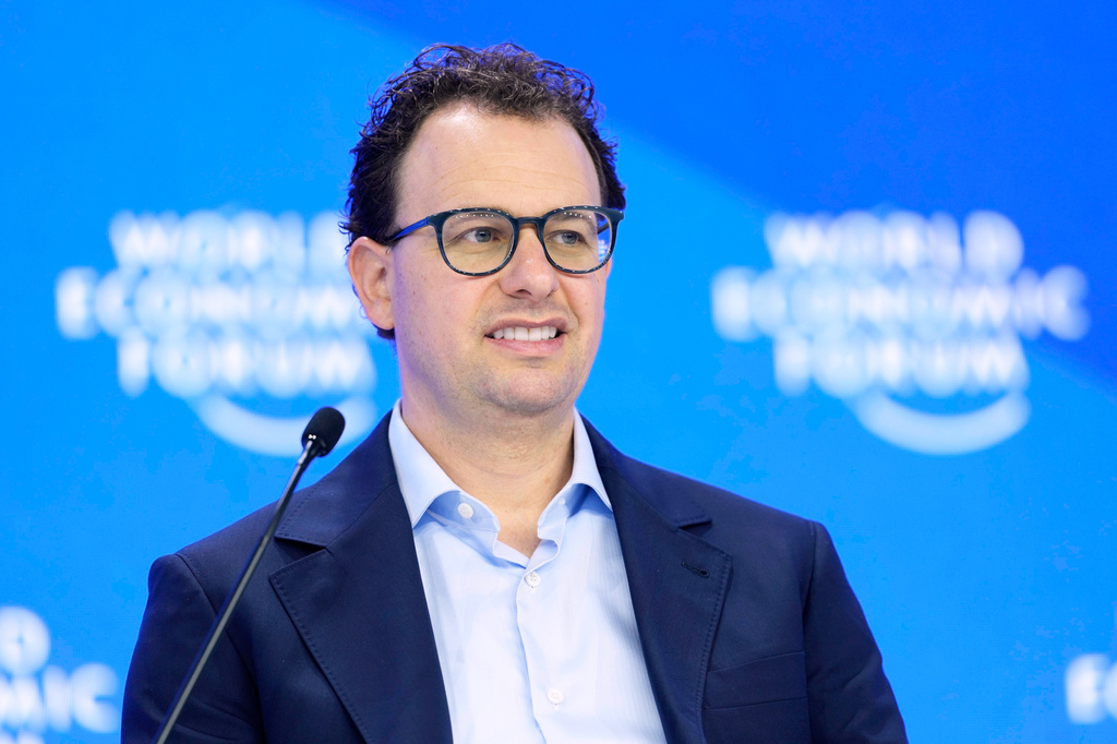 Dario Amodei, CEO and co-founder of Anthropic, attends the annual meeting of the World Economic Forum in Davos, Switzerland, Jan. 23, 2025.
