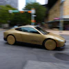 A Tesla Cybercab moves through downtown Austin, Texas, Thursday, Sept. 3, 2026.