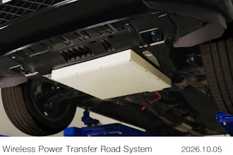 Wireless power transfer charging system installed under vehicle chassis with illuminated receiver panel