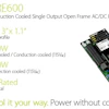 EIRE600 conduction cooled 600W AC/DC power supply with low profile design and medical rating specifications